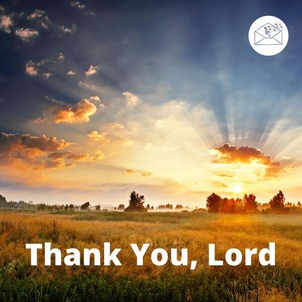 Cover art for Thank You, Lord